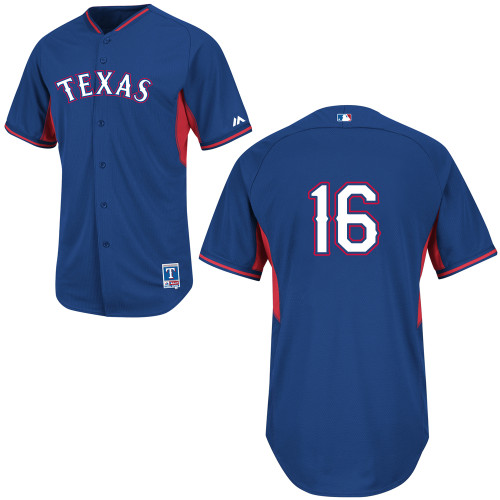 Ryan Rua #16 MLB Jersey-Texas Rangers Men's Authentic 2014 Cool Base BP Baseball Jersey